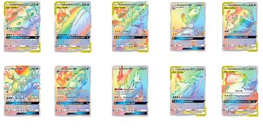 all rainbow pokemon cards Amazon.com: Pokemon 100+ Rainbow Rare Cards Binder Collection Includes 5  foils in Any Combination and at Least 1 of The Following Cards, EX and GX,  FA, Secret Rare, Tag Team, Unified Minds : main image 0