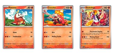 fuecoco pokemon card [Water] x2 Retreat Cost OC] Fuecoco is now my