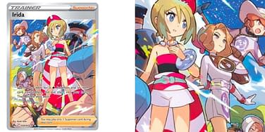 irida pokemon card 2023 PokemonIrida #GG63 Crown Zenith: Galarian GalleryUltra Rare Hol  Papa Joey's Collectibles Evolves from null Rules Search your deck for a Water Pokmon and an Item card Pokmon irida card Pokemon New