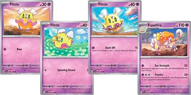 pokemon flittle card Amazon.com: Espathra 103/198 - Scarlet & Violet - Pokemon Evolution 4 Card  Lot main image 0