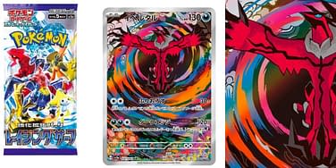 yveltal pokemon card amazing rare - 205/182 - Paradox Rift - Illustration [Fire][Psychic][Darkness][Colorless][Colorless] Amazing Destruction Your opponents Active Pokemon is Knocked Out. Yveltal | Shining Fates |