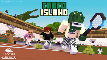Minecraft Reveals Lacoste Partnership, Releases Croco Island DLC
