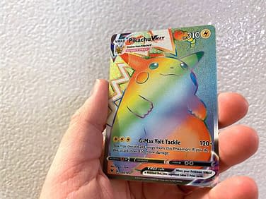 pokemon pikachu rainbow card CGC GEM 10 Pikachu VMAX Rainbow Rare (Graded Card) – Phurion