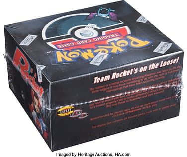 Pokémon TCG 1st Edition Team Rocket Box Up For Auction At