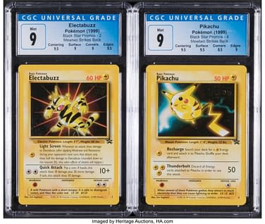 first movie pokemon cards 1999 Topps Pokemon The First Movie Vintage Booster Packs: Second Print  Black Logo (3 Pack Bundle)