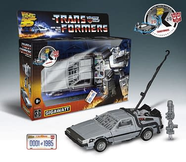 Transformers X Back to the Future Gigawatt Autobot Hasbro Reveal