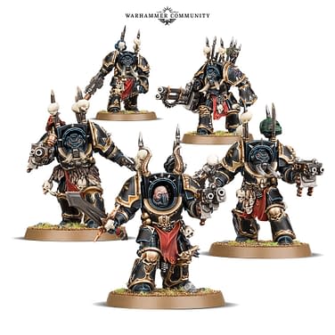 Warhammer 40k: Chaos Space Marines Havocs, Scatola Aperta Ma Completa, Non Assemblati