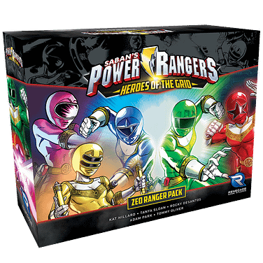 Power Rangers Heroes Of The Grid: Ranger Allies Pack #3 Expansion - 5 New Female Heroes, Board Game Expansion For 2-5 Players