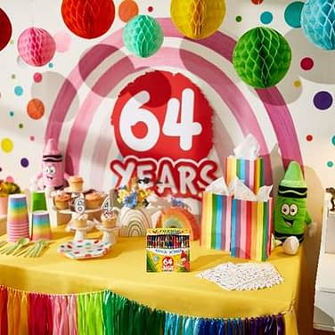 Crayolas gigante in 2023  Crayola birthday party, Art classroom
