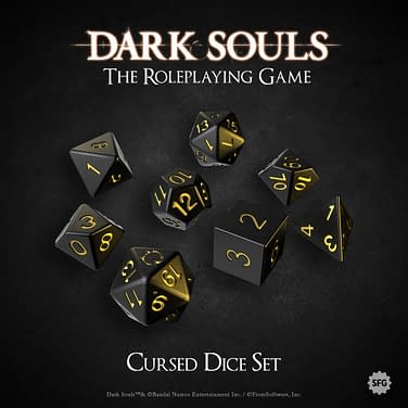 Set De Dados Políedros Cursed Dice Para Dark Souls: The Roleplaying Game – Duraderos Y Legibles, Recomendado A Partir De 14 Años