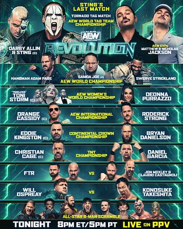 AEW Revolution Preview: A True Fan's Guide to Avoiding Tonight's PPV
