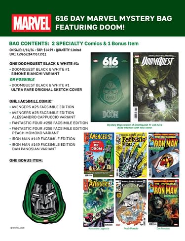 Inside Marvel's 616 Day Doctor Doom Blind Bag (Spoilers)