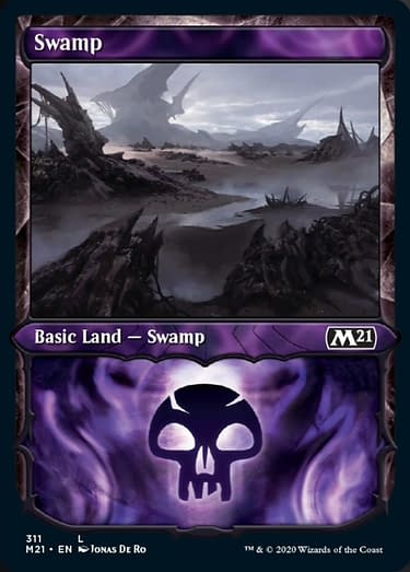 Magic: The Gathering's Core 2021 Features New Showcase Basic Lands