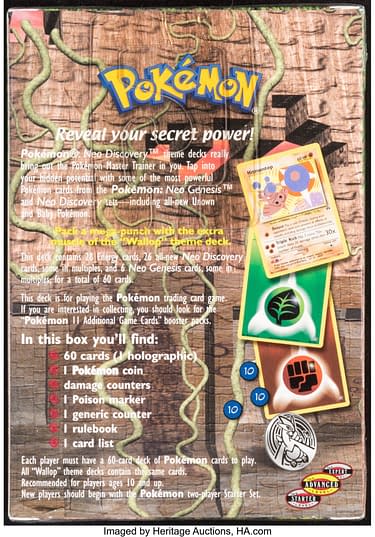 Pokmon TCG: Wallop Theme Deck Up For Auction At Heritage Auctions