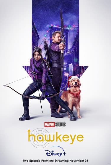 Hawkeye Poster: Kate, Clint & Lucky Are Here to Save Your Holidays