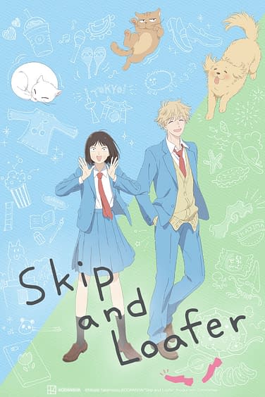 Skip and Loafer Anime Announcement Celebration Illustration by