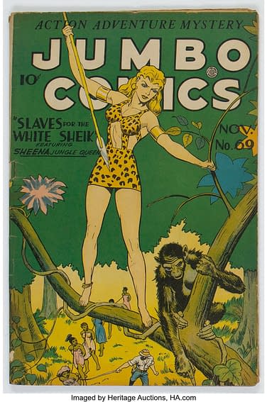 Jungle Comics (Fiction online House) #111 - FN Matt Baker art!