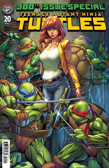 J Scott Campbell's April O'Neil For Teenage Mutant Ninja Turtles #300