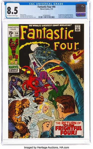 Fantastic Four #148 (1974) CGC 9.6 -- O/w to white pgs; Frightful Four app. outlet