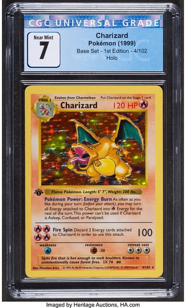 Pokemon graded charizard cards newest