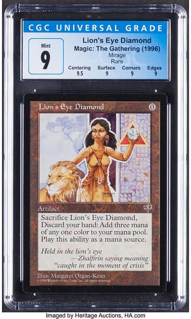 MTG Lion's Eye Diamond - Mirage Reserved List Legacy