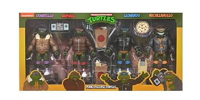 NECA Debuts Teenage Mutant Ninja Turtles PunkTurtles 4-Pack