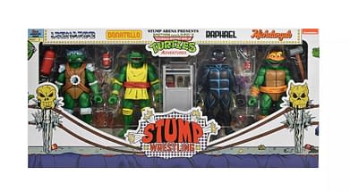 NECA Teenage Mutant Ninja Turtles Stump Wrestling Turtles 4-Pack