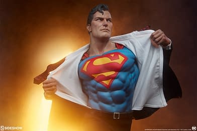 Sideshow superman statue deals