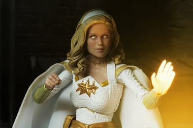 NECA Shows Teaser Images For The Boys Homelander and Starlight
