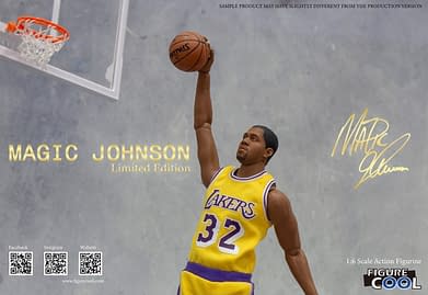 Figure Cool Magic Johnson 1980s Version 1/6 Scale Limited Edition