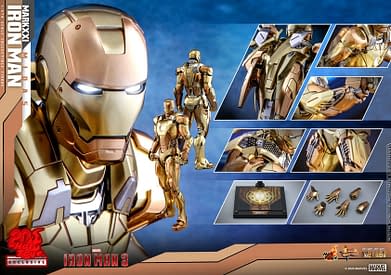 Iron Man Mark XXI (Midas) Armor Lands at Hot Toys