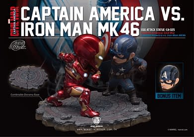 Choose Your Side of the Civil War with New Statue Set by Beast Kingdom