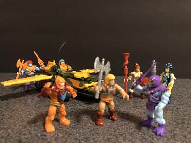 Lot of 2 mini figs Mattel Mega Construx Heroes Faker Building Set  Transformers.