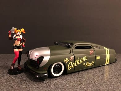 DC Comics Bombshells 1951 Mercury W Harley Quinn Figure Jada Diecast 8.5" 1:24 - View #2
