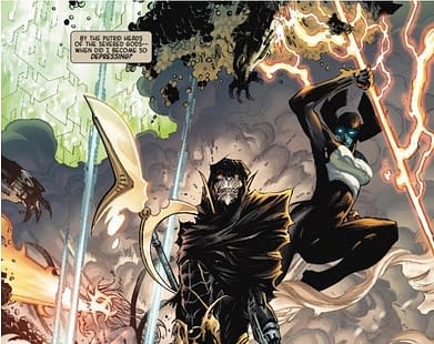Corvus Glaive Battles Self Esteem Issues in Next Week's Black Order #1