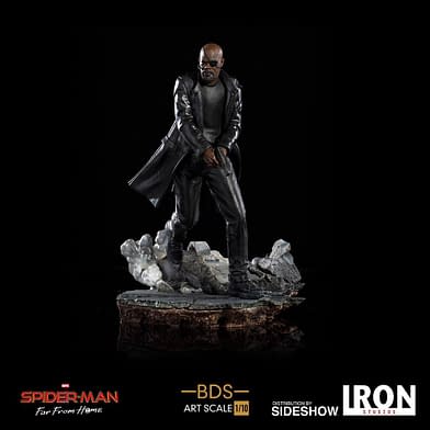 Nick Fury スタチュー ★Marvel Diamond statue NICK FURY~AGENT OF S.H.I.E.L.D.~COMIQUETTE~STATUE~EXCLUSIVE