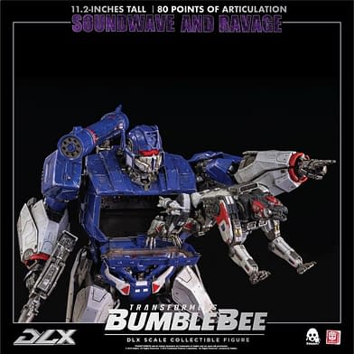 DLX SOUNDWAVE AND RAVAGE Action Figure (Transformers BUMBLEBEE)