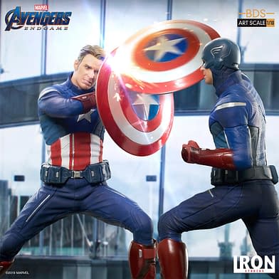 Figurine Captain America, Deluxe BDS Art Scale - Marvel, Avengers : Endgame  - Iron Studios