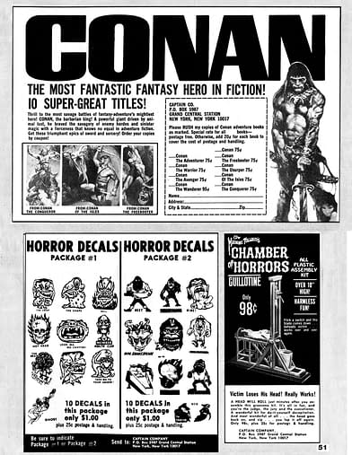 Vampirella #1 Replica Edition Features Incredible 1970s Comic Book Ads