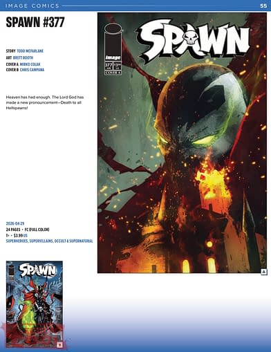 Spawn #377 Solicited To Be Published In April 2026. Except It Won't Be