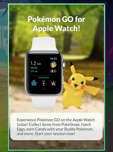 Pokemon Go Now Available On The Apple Watch Update