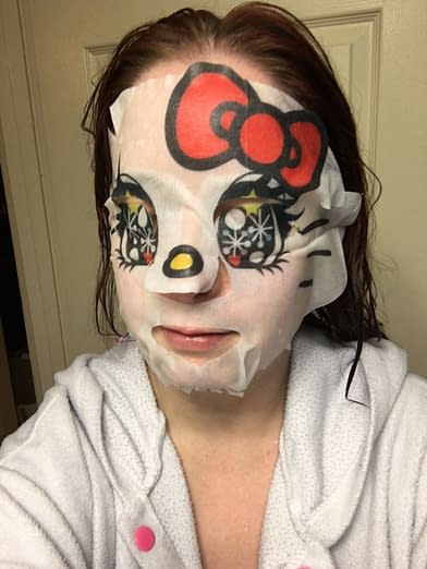 Nerd Beauty: The Horrifying (Yet Hydrating) Hello Kitty Sheet Mask