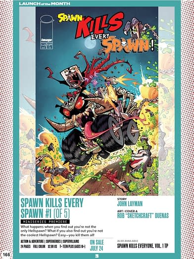 Spawn Kills Every Spawn in Todd McFarlane's July 2024 Solicits