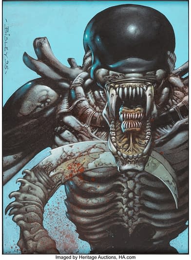 Simon Bisley Original Art For Cancelled Lobo Video Game At