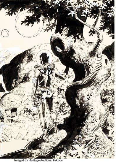 Wally Wood 1967年発表 ヴィンテージ アートポスター Wally Wood Original Artwork Up For Auction at Heritage