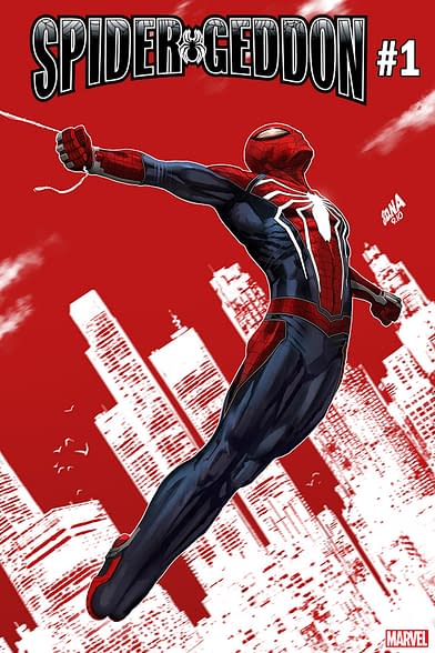 David Nakayama Draws PS4 Spider-Man for Spider-Geddon #1 Variant
