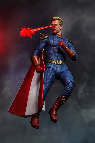 NECA Shows Teaser Images For The Boys Homelander and Starlight