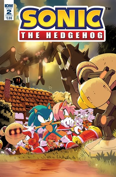 Classic Sonic & Friends met Modern Sonic - Comic Studio