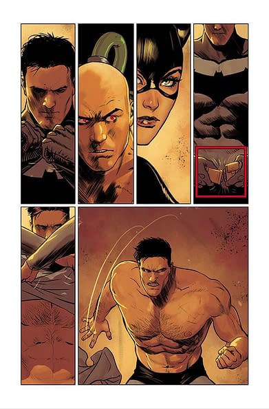 Bruce Wayne and Bane Go Topless For Big Fight in Batman #82 - But Not  Catwoman, Obviously