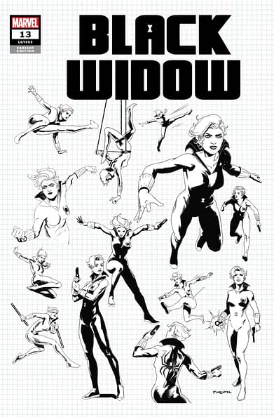 The story of Black Widow – Learning to draw